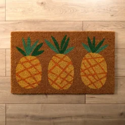 Kirkland's Home Pineapple Trio Coir Doormat- Doormats