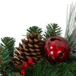 Kirkland's Home Pinecone, Plaid, & Houndstooth Christmas Garland- Arrangements & Greenery