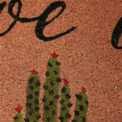 Kirkland's Home Pink Aloe There Coir Doormat- Doormats
