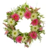Kirkland's Home Pink And White Chrysanthemum And Berry Wreath- Wreaths