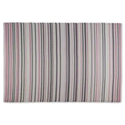 Kirkland's Home Pink Barcode Stripe Outdoor Area Rug, 4X6- Outdoor Rugs
