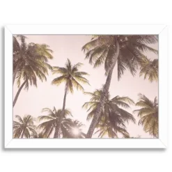 Kirkland's Home Pink Beach Photography Framed Art Prints, Set Of 6- Framed Art