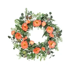 Kirkland's Home Pink Poppy And Pod Wreath- Wreaths