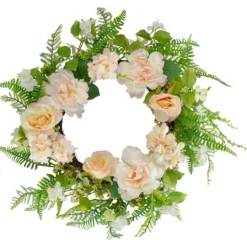 Kirkland's Home Pink Roses, Hydrangeas, And Peonies Wreath- Wreaths