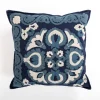 Kirkland's Home Pippa Embroidered Denim Pillow- Pillows