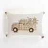 Kirkland's Home Plaid Pickup Truck Lumbar Pillow- Pillows
