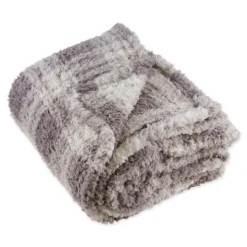 Kirkland's Home Plaid Plush Throw- Blankets & Throws