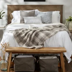 Kirkland's Home Plaid Plush Throw- Blankets & Throws