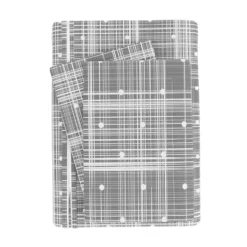 Kirkland's Home Plaid Polka Dot 2-Pc. Twin Duvet Cover Set- Duvets