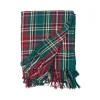 Kirkland's Home Plaid Red Green Black Yellow Throw Blanket- Blankets & Throws
