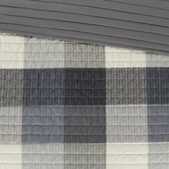 Kirkland's Home Plaid Reversible 6-Pc. Full/Queen Coverlet Set- Bedspreads & Coverlets
