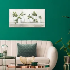 Kirkland's Home Plant Shelf Life Framed Canvas Art Print- Framed Art
