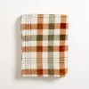 Kirkland's Home Plush Spice Plaid Throw- Blankets & Throws