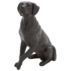 Kirkland's Home Polystone Sitting Labrador Statue- Statues & Figurines