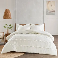 Kirkland's Home Pom Pom Full/Queen 3-Pc. Comforter Set- Comforters