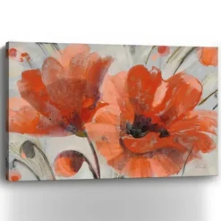 Kirkland's Home Popping Poppies Canvas Art Print, 48X32 In.- Canvas Art