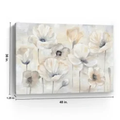 Kirkland's Home Poppy Garden Landscape Giclee Canvas Art Print- Canvas Art