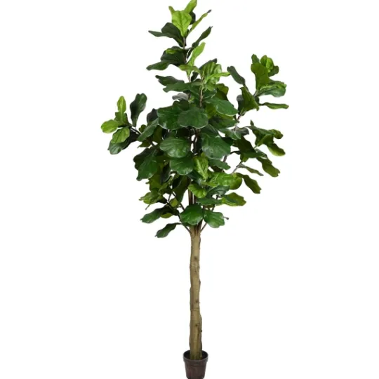 Kirkland's Home Potted Fiddle Leaf Fig Tree, 8 Ft.- Trees & Topiaries
