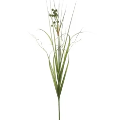 Kirkland's Home Potted Grass With Pomp Balls- Arrangements & Greenery