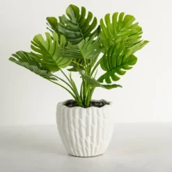 Kirkland's Home Potted Palm Leaves Arrangement- Arrangements & Greenery