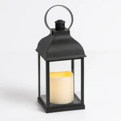 Kirkland's Home Pre-Lit Matte Ring Led Lantern- Lanterns