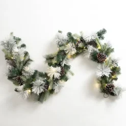 Kirkland's Home Pre-Lit Pinecone Branch Holiday Garland- Arrangements & Greenery