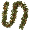 Kirkland's Home Pre-Lit Red Berry And Cone Spruce Garland- Arrangements & Greenery