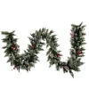 Kirkland's Home Pre-Lit Snow Tipped Berry And Pinecone Garland- Arrangements & Greenery
