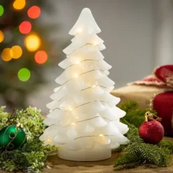 Kirkland's Home Pre-Lit Tabletop Tree, Set Of 2- Statues & Figurines