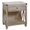 Kirkland's Home Prescott Pine Wood Slatted Side Table- Accent & End Tables