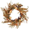 Kirkland's Home Pumpkin Seedpod Stalks Harvest Wreath- Wreaths
