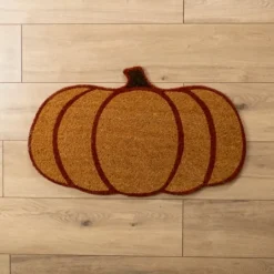 Kirkland's Home Pumpkin Shaped Coir Doormat- Doormats