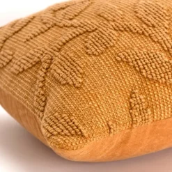 Kirkland's Home Pumpkin Stonewash Botanical Pillow- Pillows