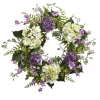 Kirkland's Home Purple And White Hydrangea Wreath- Wreaths