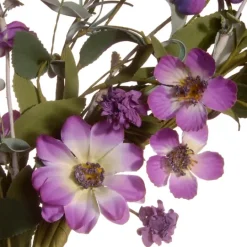 Kirkland's Home Purple Daisy And Lavender Wreath- Wreaths