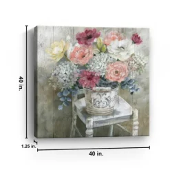 Kirkland's Home Quaint Bouquet Giclee Canvas Art Print, 40X40 In.- Canvas Art