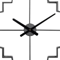 Kirkland's Home Quatrefoil Iron Cut-Out Wall Clock- Clocks