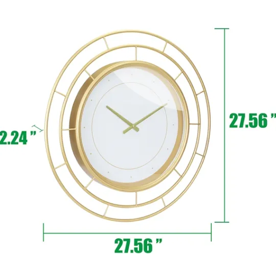 Kirkland's Home Radial Wire Metal Wall Clock- Clocks