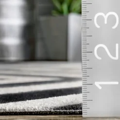 Kirkland's Home Rain Diamond Fringe Indoor/Outdoor Area Rug, 5X8- Outdoor Rugs