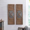 Kirkland's Home Raleigh Shutters, Set Of 2- Wall Plaques