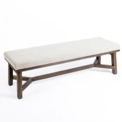 Kirkland's Home Randi Upholstered Bench- Benches & Ottomans