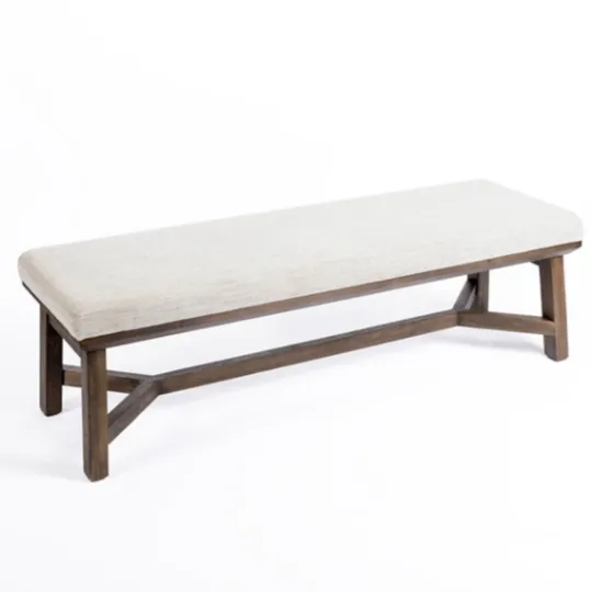 Kirkland's Home Randi Upholstered Bench- Benches & Ottomans