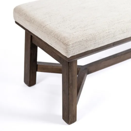 Kirkland's Home Randi Upholstered Bench- Benches & Ottomans