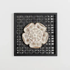 Kirkland's Home Rattan Medallion Wall Ii Plaque- Wall Plaques