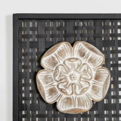 Kirkland's Home Rattan Medallion Wall Ii Plaque- Wall Plaques