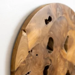 Kirkland's Home Raw Teak Root Medallion Wall Plaque- Wall Plaques