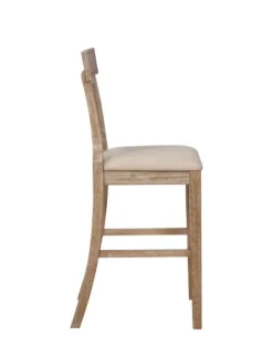 Kirkland's Home Ray With Washed Finish Bar Stool- Bar Stools & Counter Height Stools