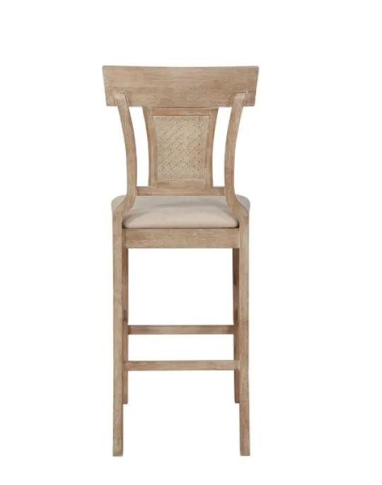 Kirkland's Home Ray With Washed Finish Bar Stool- Bar Stools & Counter Height Stools