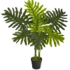 Kirkland's Home Real Touch Potted Tree Philodendron, 36 In.- Trees & Topiaries