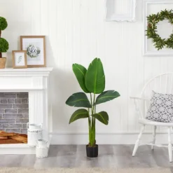 Kirkland's Home Real Touch Travelers Palm Plant, 45 In.- Trees & Topiaries